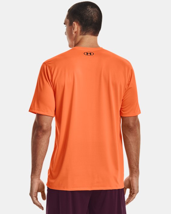 Men's UA Tech™ Vent Short Sleeve, Orange, pdpMainDesktop image number 1